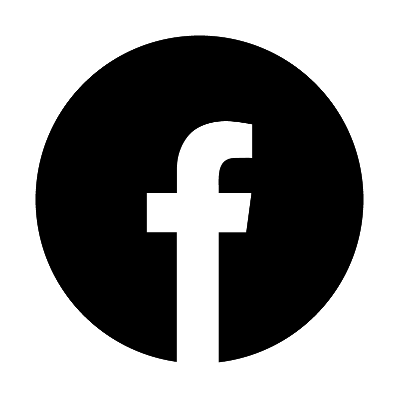 Facebook Black and White Logo