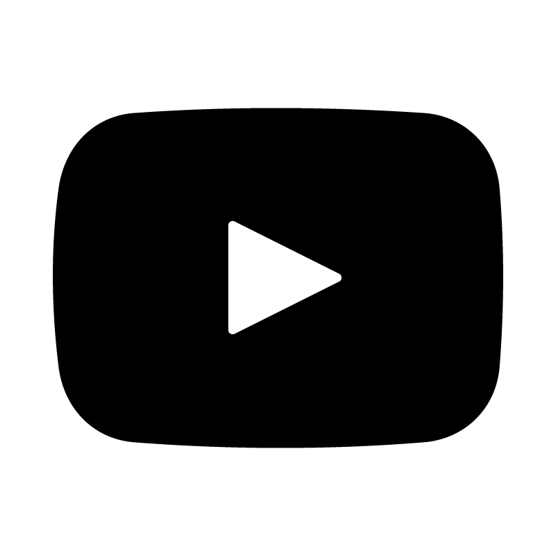 YouTube Logo PNG Black