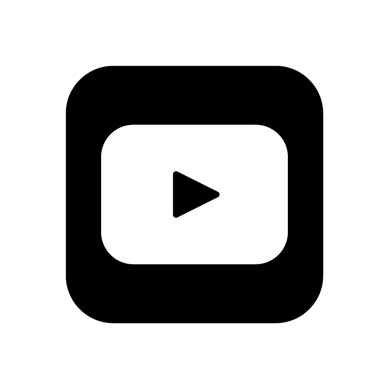 YouTube Logo Square​ | YouTube Logo Black Transparent Background