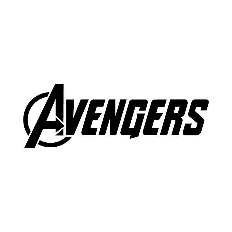 avengers black logo