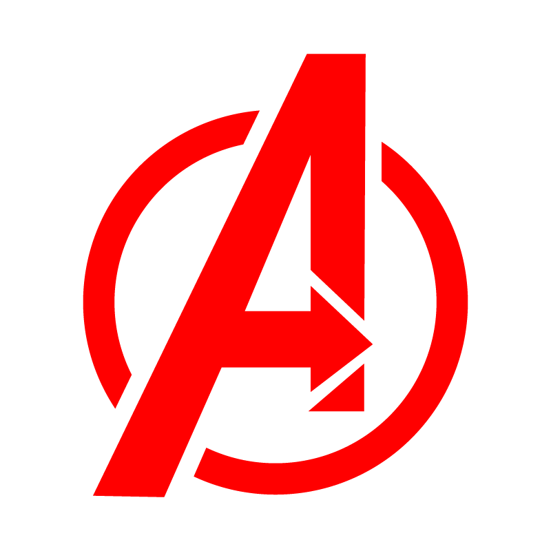 Red Avengers Logo PNG – Free Download